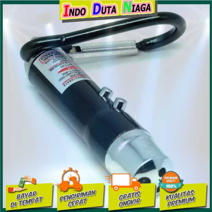 IDN TECH - 3 in 1 Red Laser Pointer 1mw 650nm + Flashlight &amp; UV - A-LPP-006