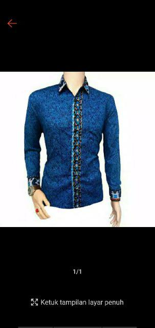 Kemeja Batik Mega Mendung Panjang | Pabrik Batik Hrb026 Batik Kenongo Panjang M L Xl