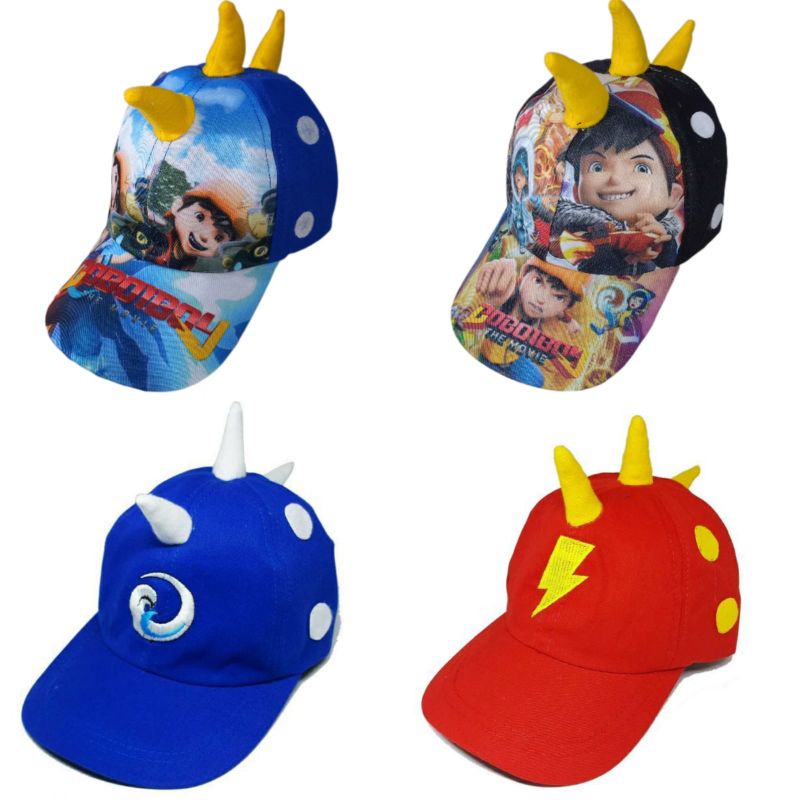 Topi Anak Baseball Model Karakter Boboiboy Laki laki dan perempuan usia 2-5 tahun