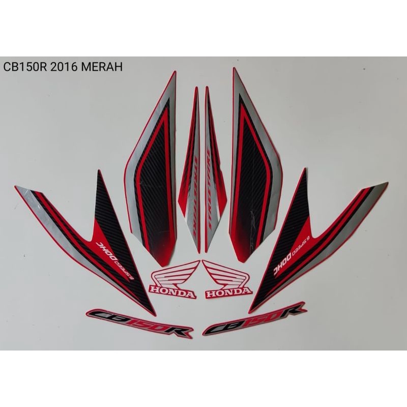 STRIPING CB150R 2016 MERAH