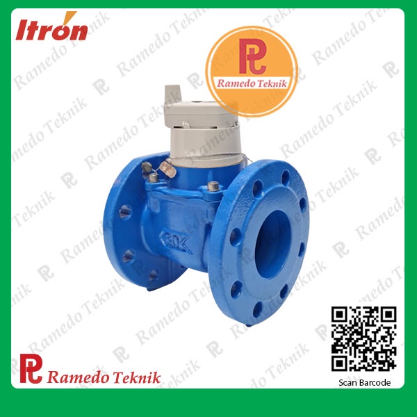 Water Meter Itron Woltex + Cyble RF 3 Inch - Meteran Air Standar PDAM