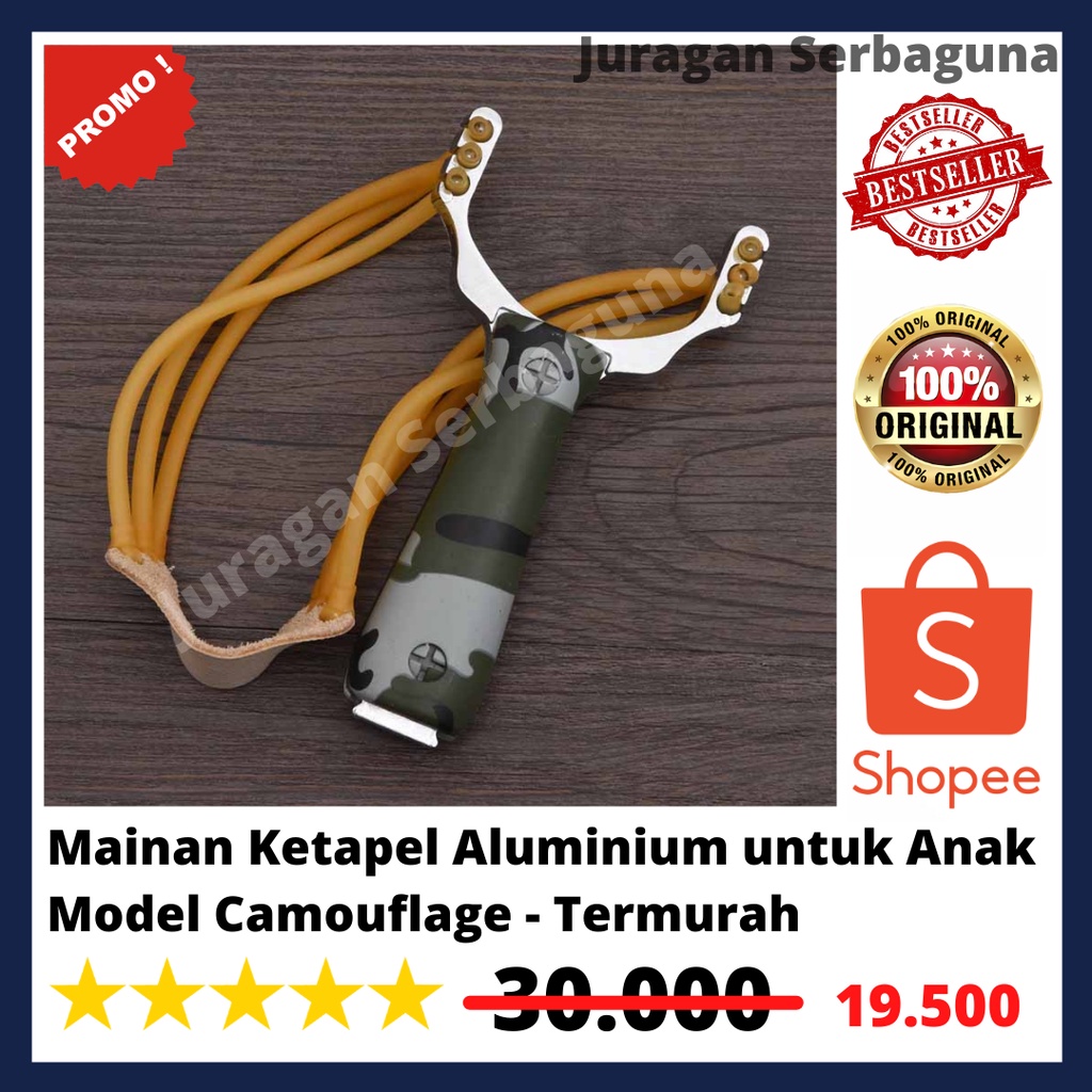 Mainan Ketapel Aluminium untuk Anak - Model Camouflage - Termurah