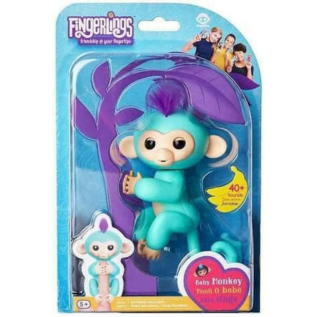 fingerlings interactive pink baby monkey