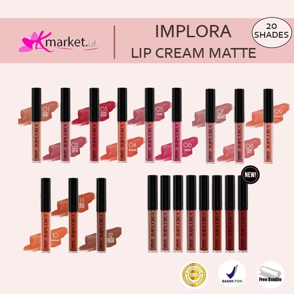 IMPLORA - URBAN MATTE LIP CREAM LIPSTICK