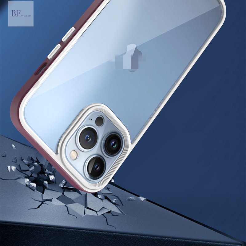 Hard Case Bumper Silikon Tpu Pc Transparan Anti Jatuh / Kotor Untuk Iphone 11 Pro Max / 11pro / 11promax