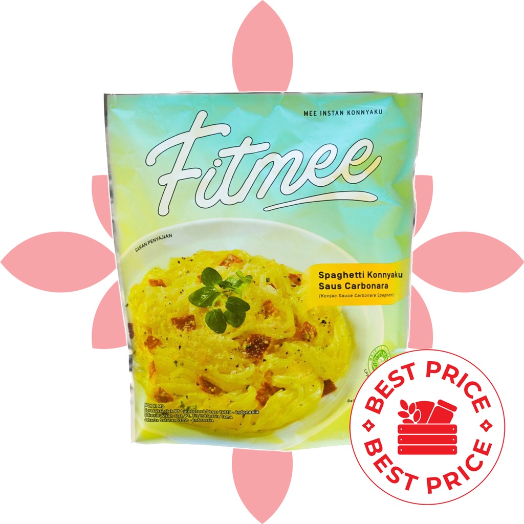 FITMEE - SPAGHETTI SAUS CARBONARA 78 GR (MIE SHIRATAKI KONNYAKU)