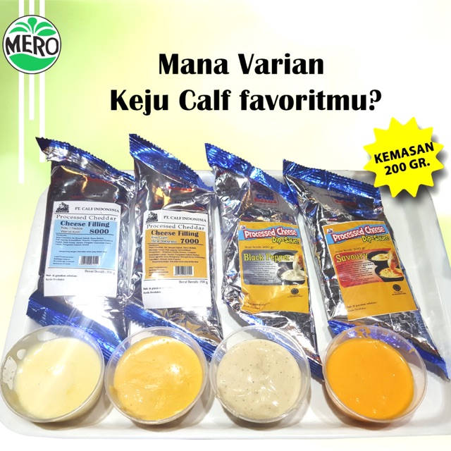 

CALF CHEESE DIP SAUCE 200G/ Saus Keju/ Pasta Keju/ Cheese Filling/ Topping