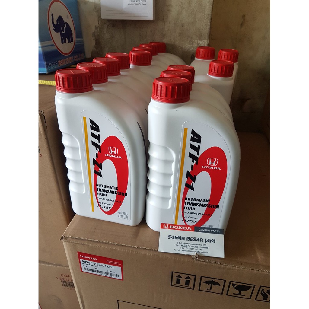 Oli Transmisi Matic Honda ATF-Z1 Automatic Transmission Fluid 1 Liter Original oke