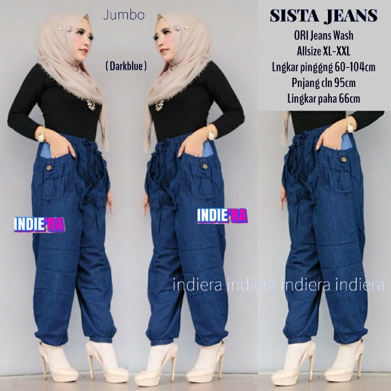 sista celana jeans jumbo by indiera