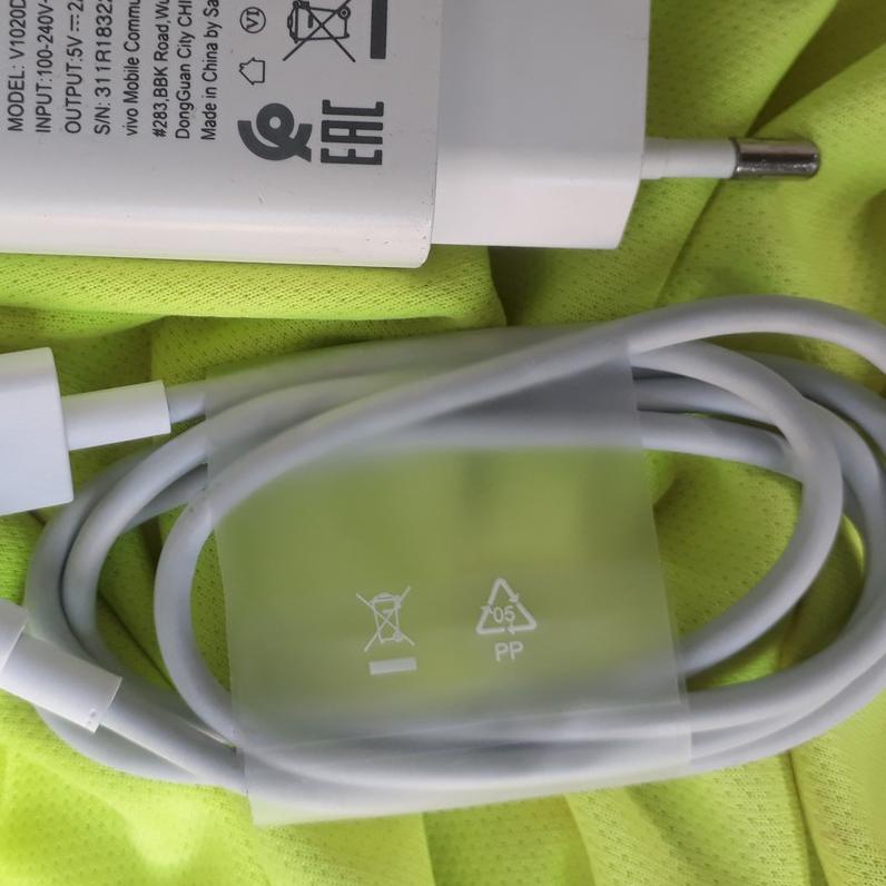 ♦ Charger Vivo Y12 Y95 Y15 V9 Original bawaan hp ➩