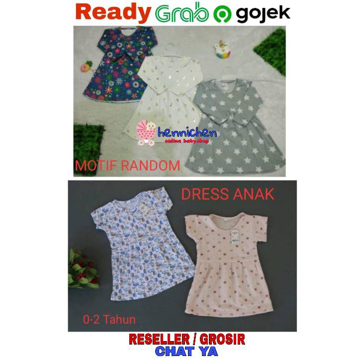 Dress Lengan Panjang Unyu Gamis Anak &amp; Bayi Lembut 6 bulan -  24 Bulan