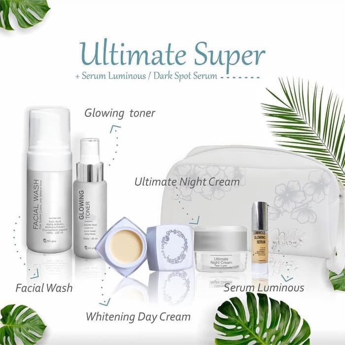 Paket MS Glow Ultimate Super - Flek Wajah +luminos serum