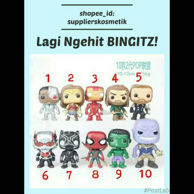 READY JKT Funko Pop Non-ORI alias KW / bootleg, Marvel Avengers Infinity War