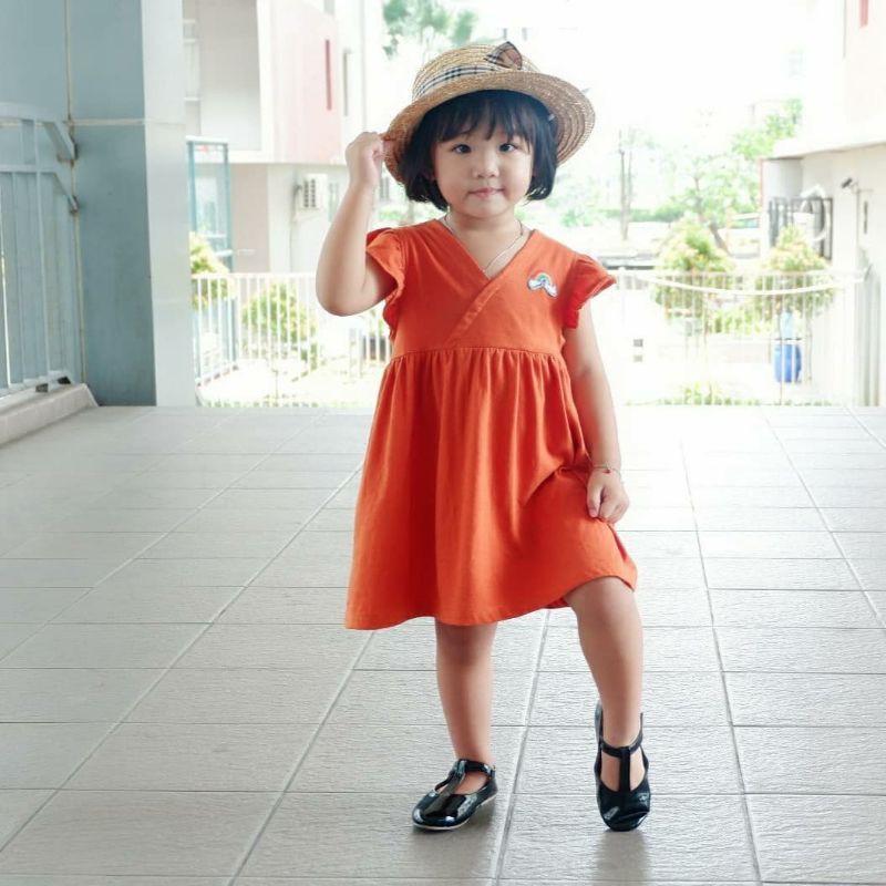 Dress Pelangi Smilee Dress Kaos Anak