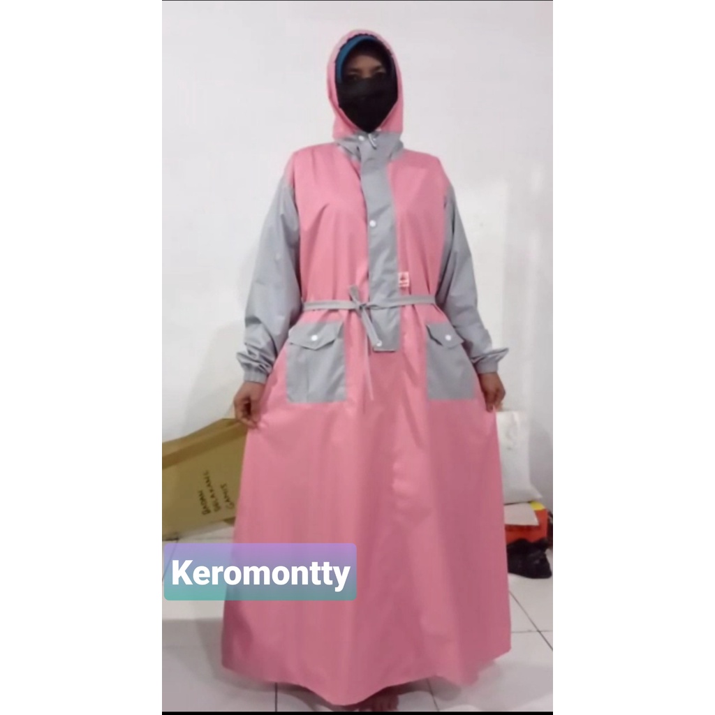 JAS HUJAN GAMIS/JAS HUJAN HIJAB/JAS HUJAN ROK DEWASA
