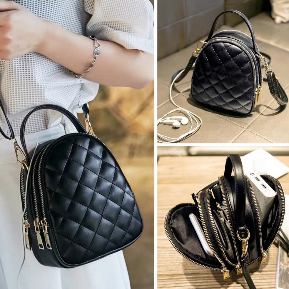 PROMO ! tas selempang wanita tas import sling bag tas wanita branded crossbody bag tas premium Tas jinjing wanita tas wanita kekinian hand bag wanita tas make up tas kulit wanita tas mini  tas make up