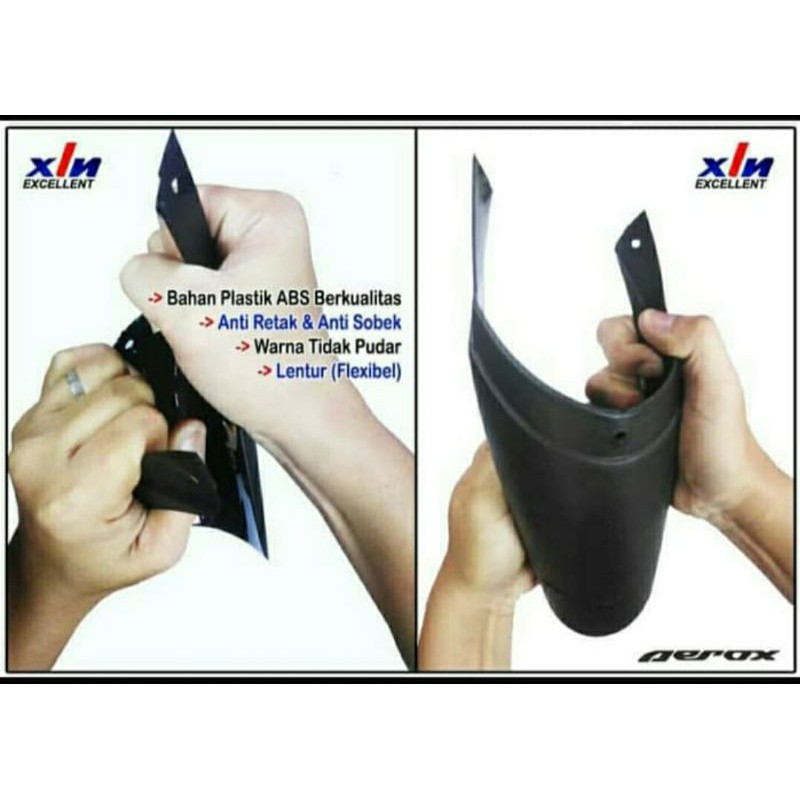 Sambungan spakbor depan aerox 155 Mudflap aerox 155