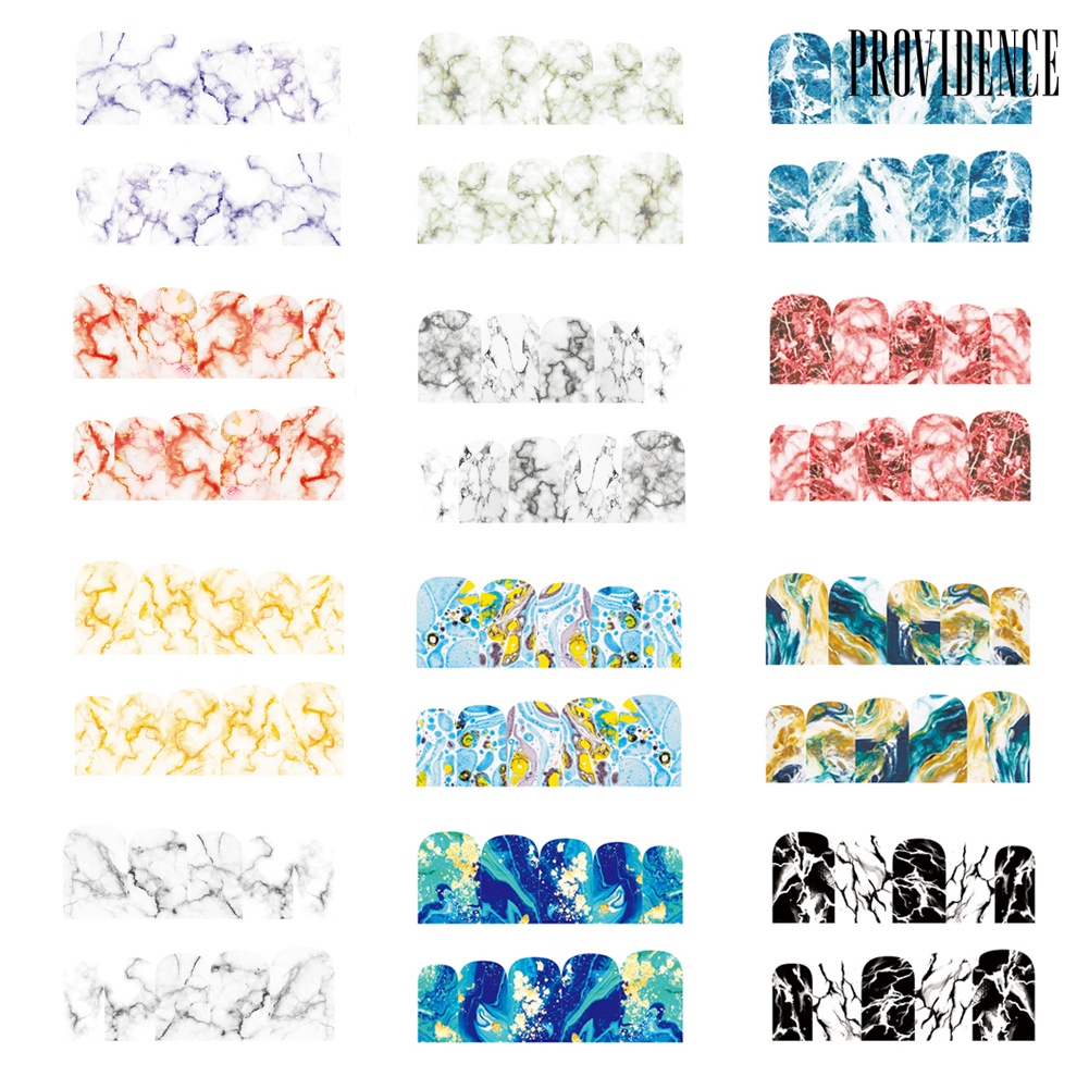 Providence Multicolor Beauty Pattern Nail Art Water Transfer Decal Sticker Tips DIY Decor