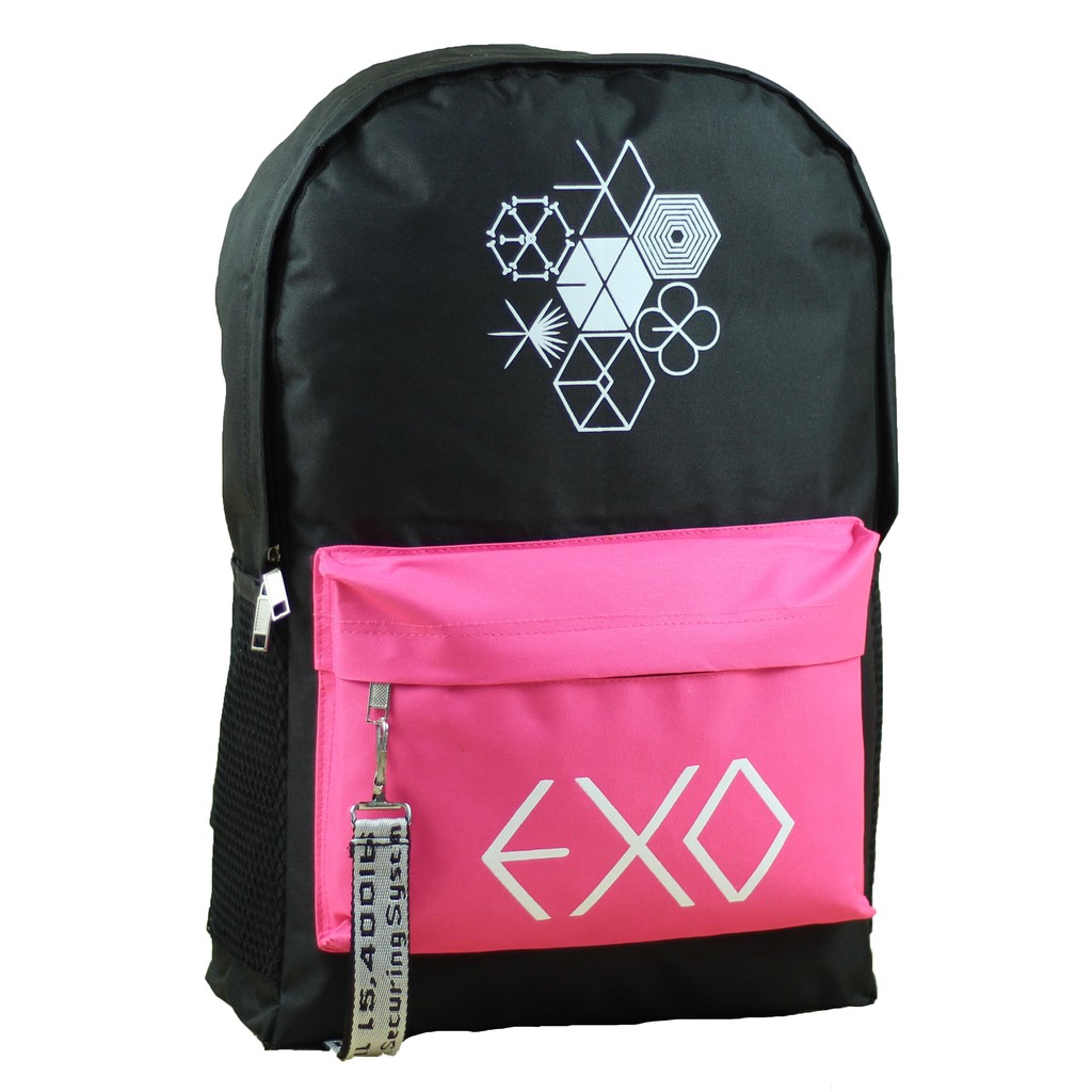 Jual Ransel Gendong Anak Perempuan Korean Style Tas Punggung EXO Cewek SD SMP Motif Fashionable Awet