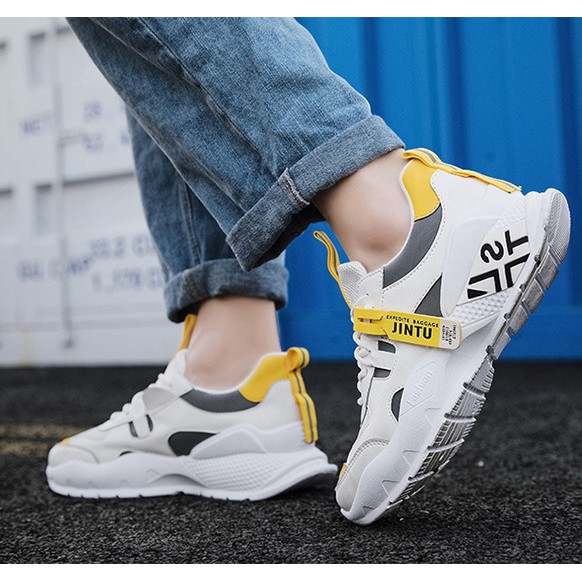 TBIG [COD] Sepatu Sneakers Pria JINTU ST Import Fashion Sepatu Import Sekolah Kuliah Murah