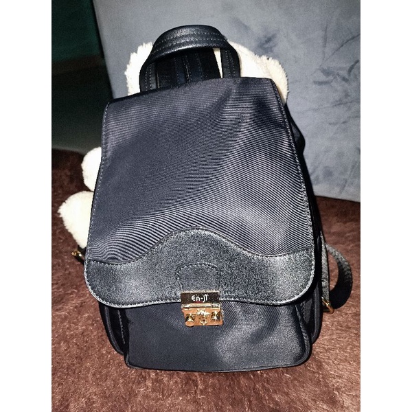 tas ransel wanita En-Ji Palomino hitam P❤️