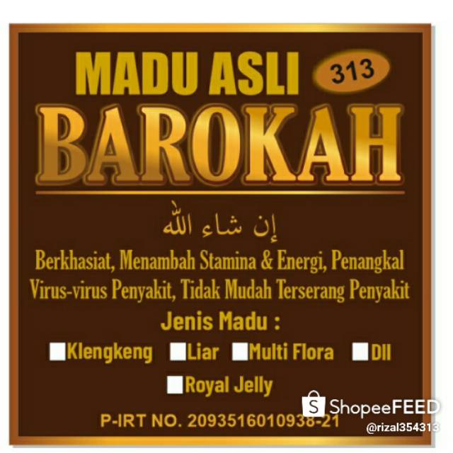 

Madu Asli Barokah