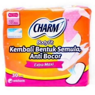 Image of Charm Body Fit Extra Maxi 23cm isi 30 Pads Non Wings