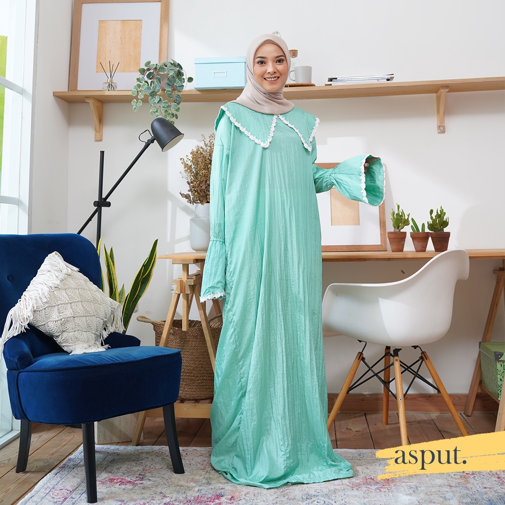 ASPUT - Yeon Mint Mukena Abaya Parasut Dewasa