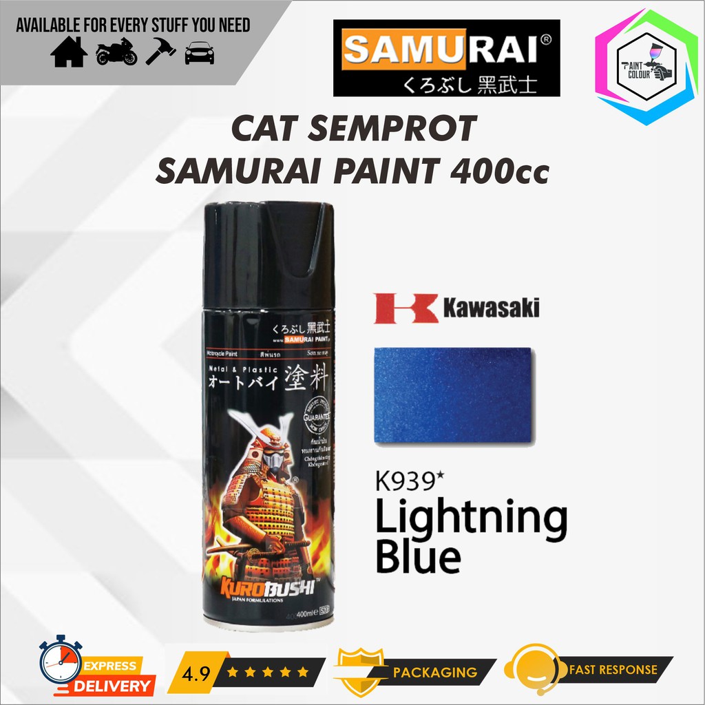 Samurai Paint K939* Lightning Blue Cat Semprot/Pylox Motor/Helm/Gundam