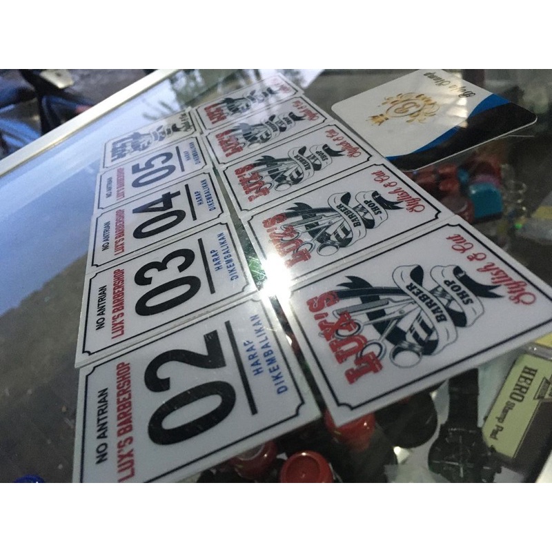 

nomor antrian custom