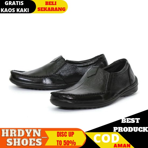 Pantofel Hitam Pria Sepatu Pantofel Pria Sepatu Pantopel Pria Sepatu Kulit Pria Sepatu CHAFRA 1905