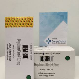 Degirol 1 Strip isi 10 tablet Obat Radang Tenggorokan  