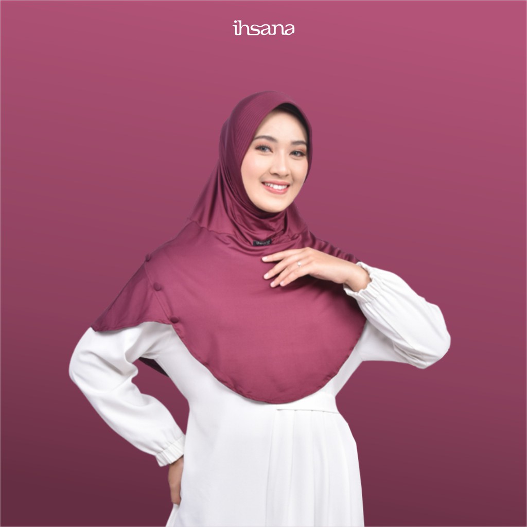 Hijab Bergo Instan | Hijab Instan | Bergo Instan | Yazfa Series | IHSANA by SYARIFAH