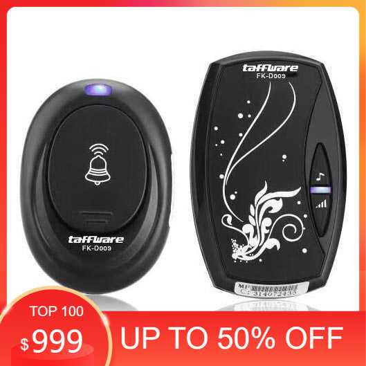 Taffware Alarm Pintu Wireless Waterproof dengan EU Plug - FK-D009