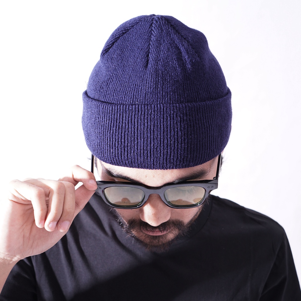 BEANIE 7384 PUPRLE | CAMO WARBROKE