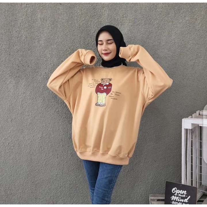 Sweater Wanita Grosir Berkualitas - Portugis teddy bear