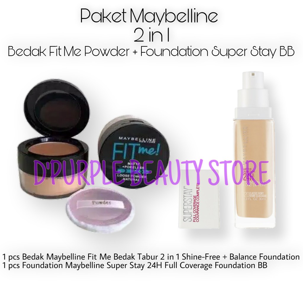 Pake Kosmetik Maybelline SUper Hemat 2 In 1 -Pake MakeUp Maybelline SUper Hemat 2 In 1