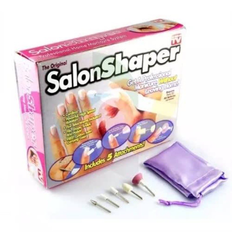 NAIL SALON SHAPER manicure tools homecare alat mani pedi 1 set drill manicure