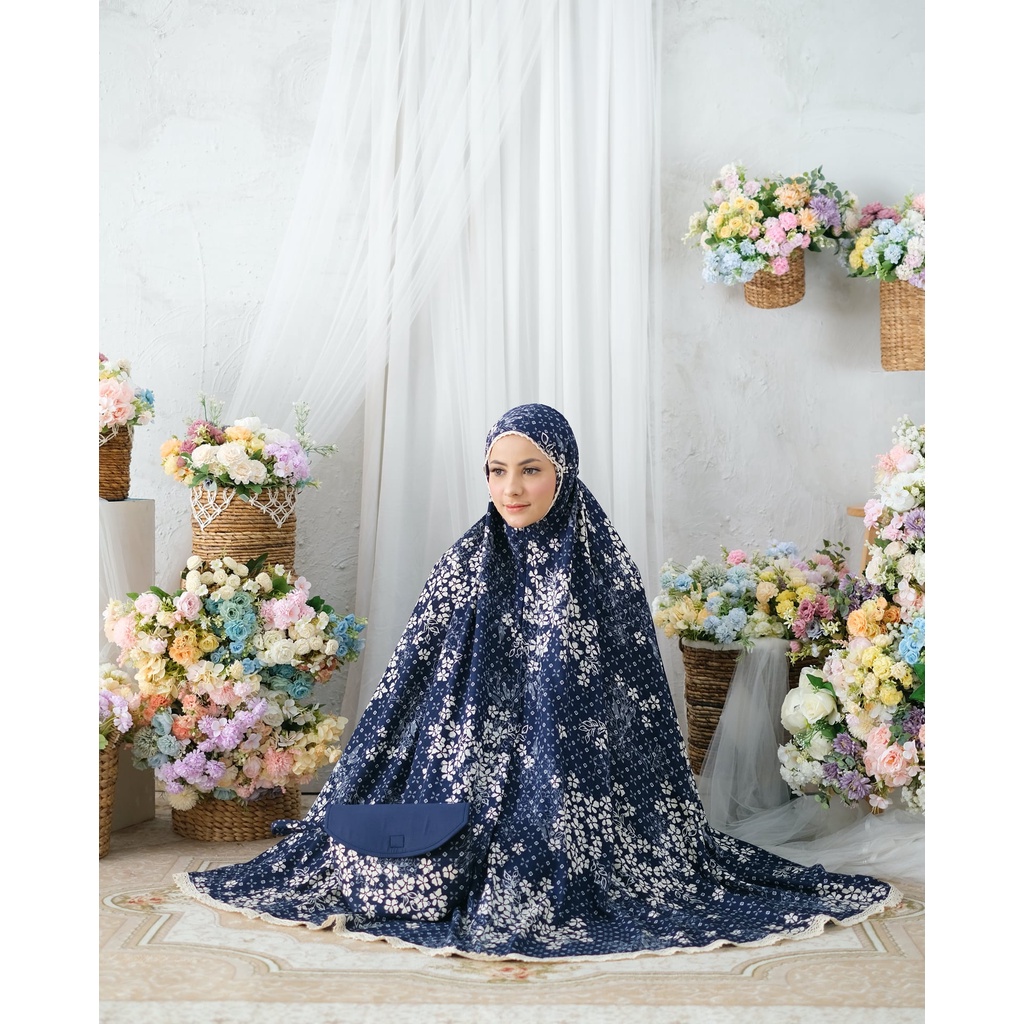 belimukena premium mukena dewasa traveling 2in1 aruna