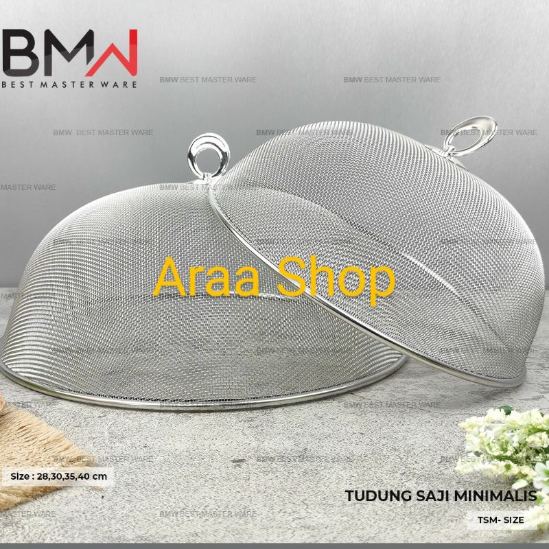 Tudung Saji Stainless Steel Minimalis Kecil BMW-TSM / Tutup Saji