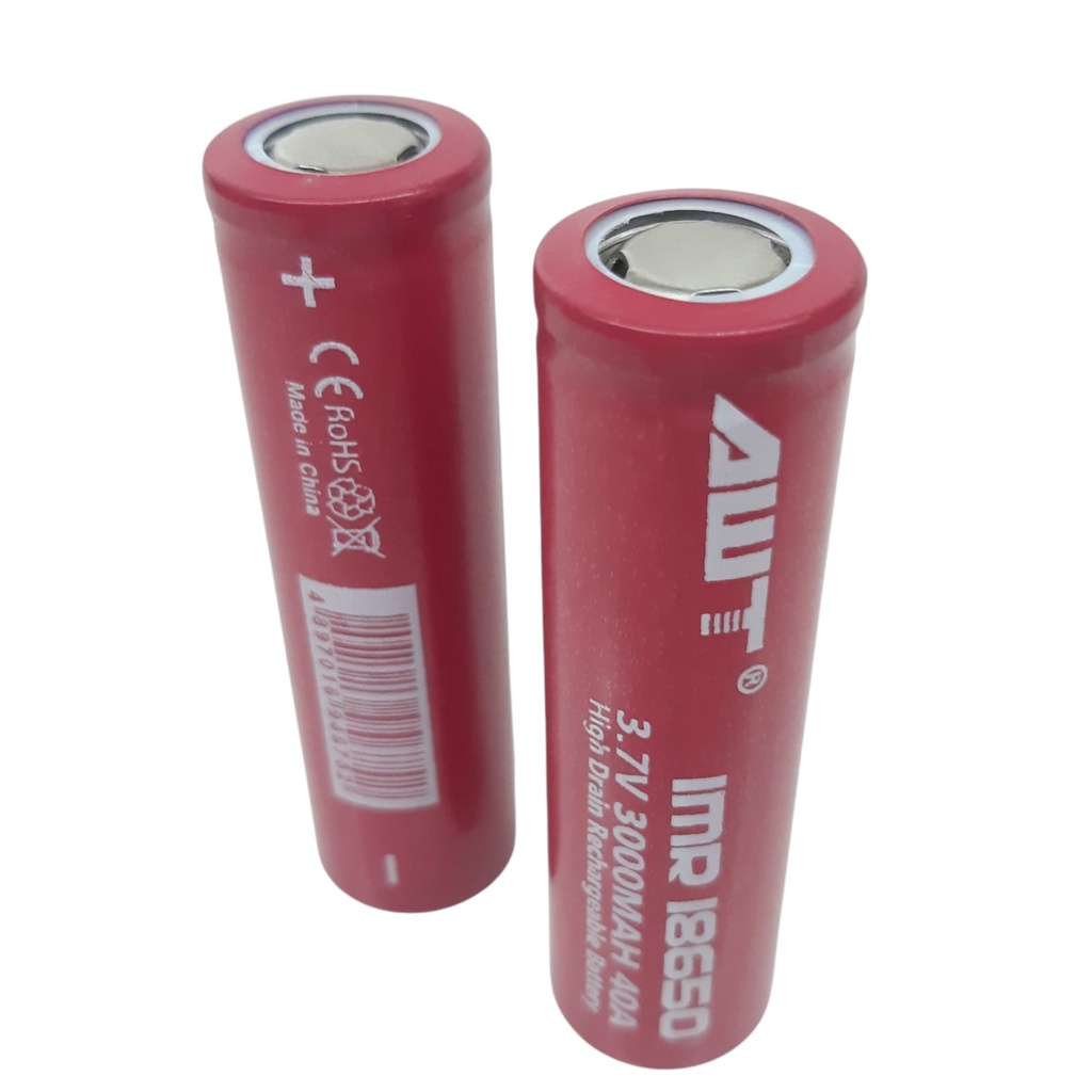 Elektronik dan peralatan elektronik kecil Batre/Baterai Cas Type IMR18650 LITHIUM 3.7volt - 3000mAh Isi 2pcs