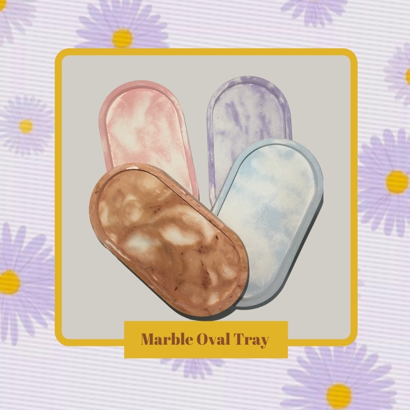 Marble Oval Tray