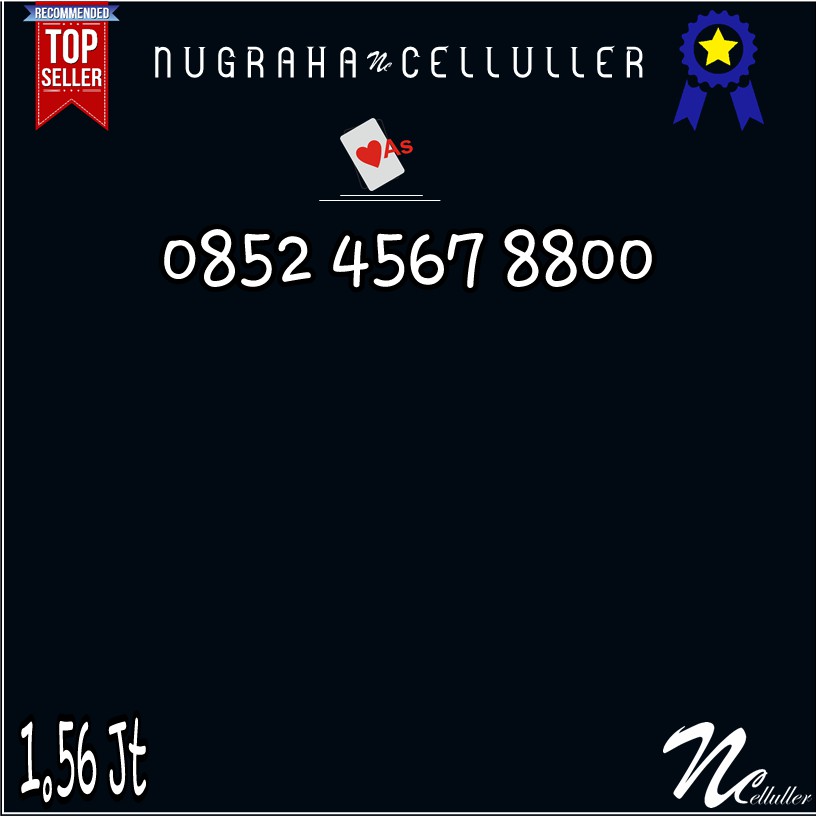 Nomor Cantik Kartu As AABB Naik 0852 4567 8800 Ratusan
