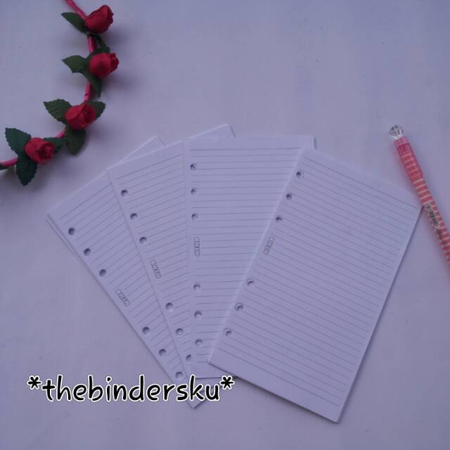 

ISI BINDER 6 RING A6 REFILL KERTAS MEMO ISI 50 LEMBAR