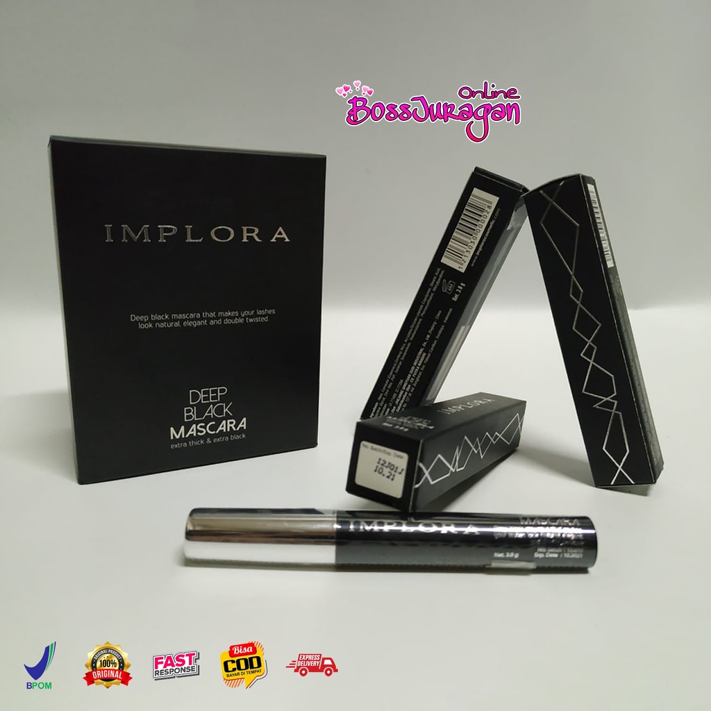 (BOSS) (NEW) Implora mascara new pack - Deep black