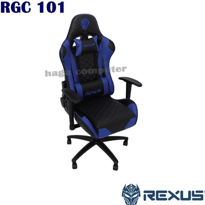 Rexus Gaming Chair - Kursi Gaming Rexus Rgc 101 - Biru