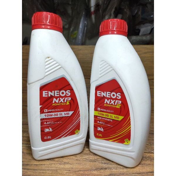 Oli Eneos Matic NXP 1 Dan NXP 2 SAE 10w - 30 SLMB terdiri dari Air mineral dan semi sintetik