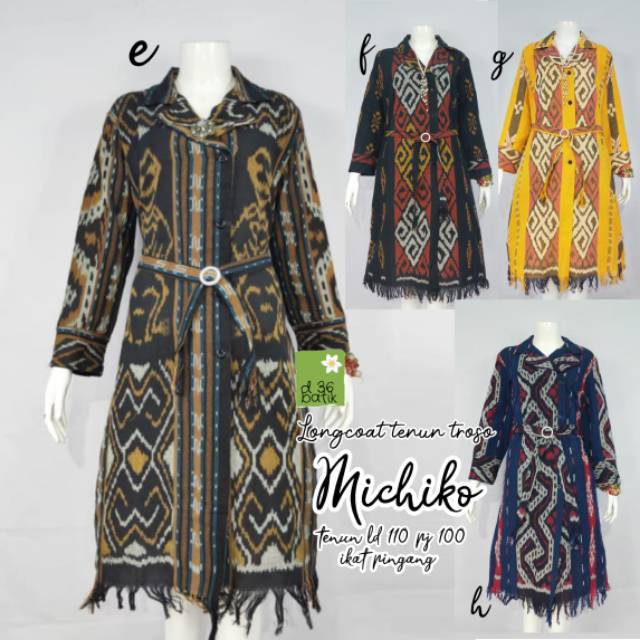 Blazer safira Nissa monica ori tenun troso batik modern