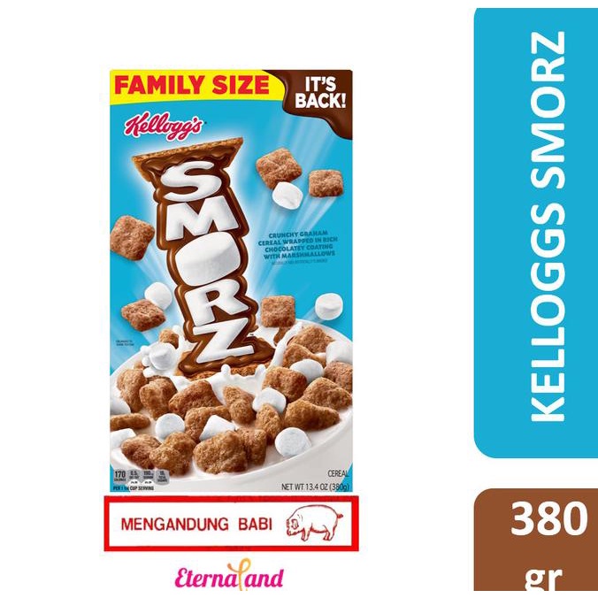 

Kelloggs Smorz Cereal Marshmallow - Sereal Impor Marshmallow Non Halal