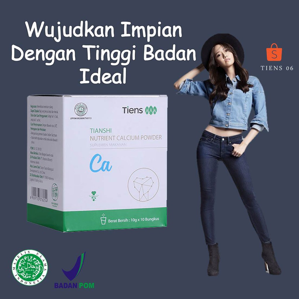 

Tianshi nutrient calcium powder Susu bubuk Susu Kalsium Calcium Tulang susu tinggi badan